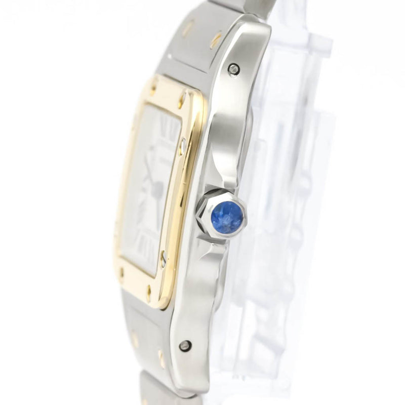 Cartier Santos Galbee Quartz Stainless SteelYellow Gold (18K) Womens Dress/Formal W20012C4