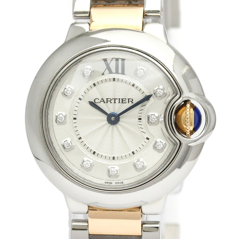 Cartier Ballon Bleu Quartz Stainless Steel Womens Dress Watch WE902030