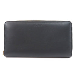Gucci 453158 Motif Long Wallet Bi-Fold Leather Ladies