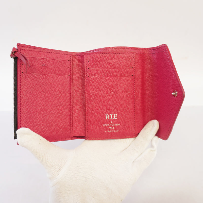 Auth Louis Vuitton Epi Portofeuil Victorine M62980 Womens Wallet (tri-fold)