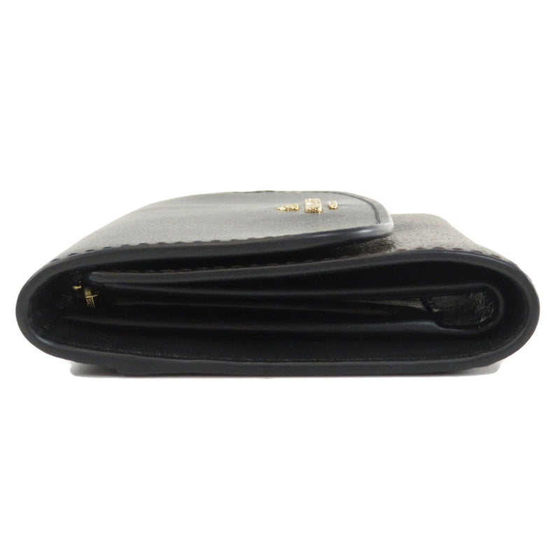 Coach D1881 Signature Bi-Fold Wallet PVC Leather Ladies