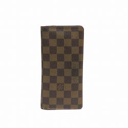 Louis Vuitton Damier Portofeuil Brothers N60017 Long Wallet Bi-Fold Mens