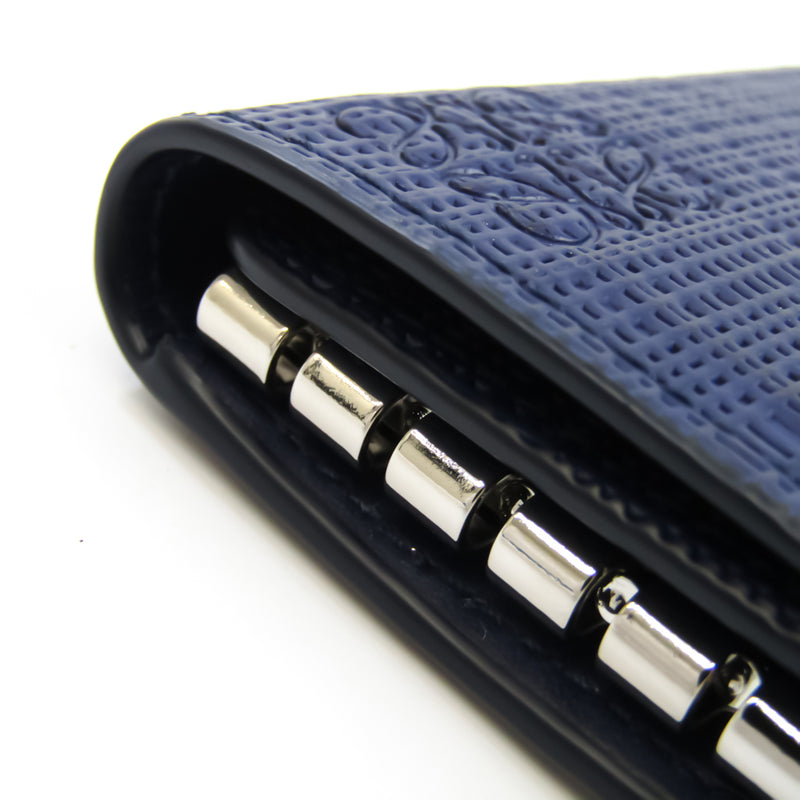 Loewe Unisex Leather Key Case Navy