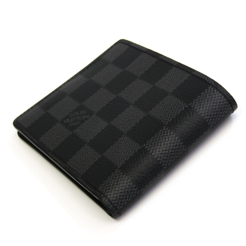 Louis Vuitton Damier Graphite Slender Wallet N63261 Mens Damier Graphite Bill Wallet (bi-fold) Damier Graphite
