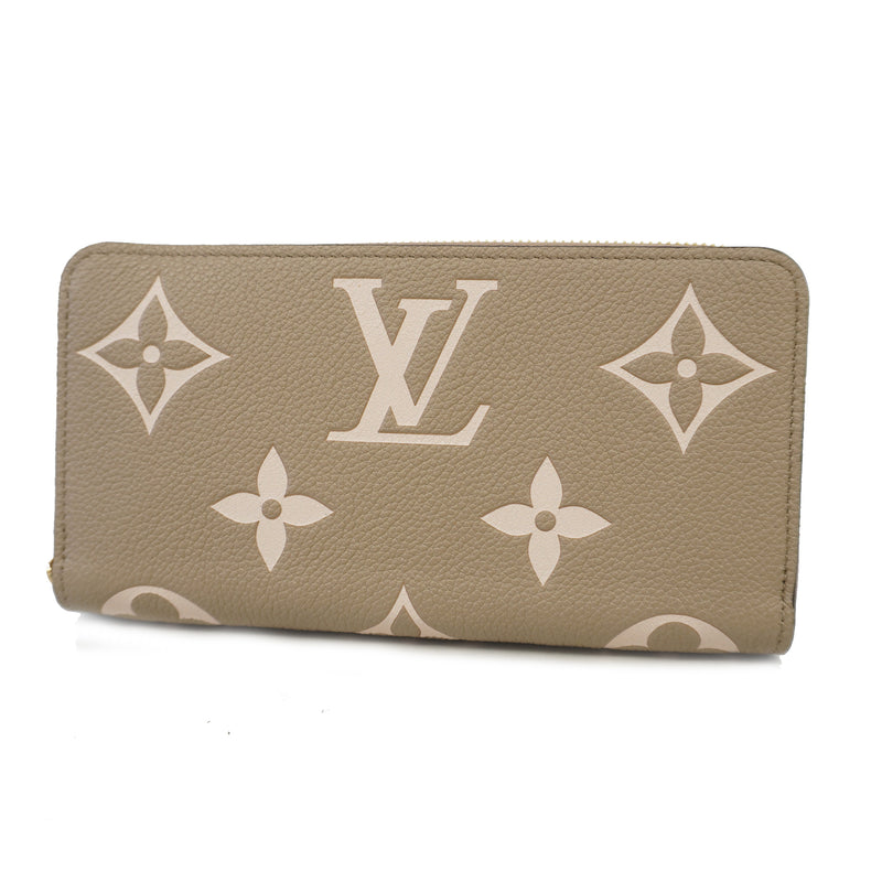 Auth Louis Vuitton Monogram Empreinte Zippy Wallet Turtrail Claim M69794 Wallet