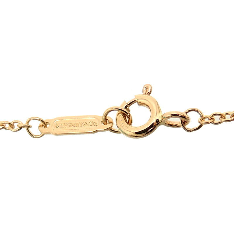 Tiffany 750PG T TWO Single Chain Ladies Bracelet 750 Pink Gold