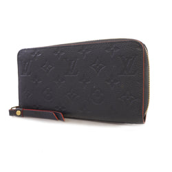 Auth Louis Vuitton Monogram Empreinte Zippy Wallet M62121 Womens Long Wallet