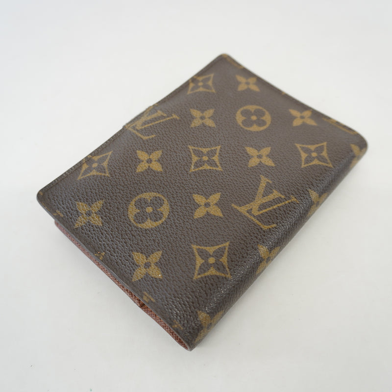 Auth Louis Vuitton Monogram Planner Cover Notebook cover Agenda PM Notebook cover Agenda PM R20005
