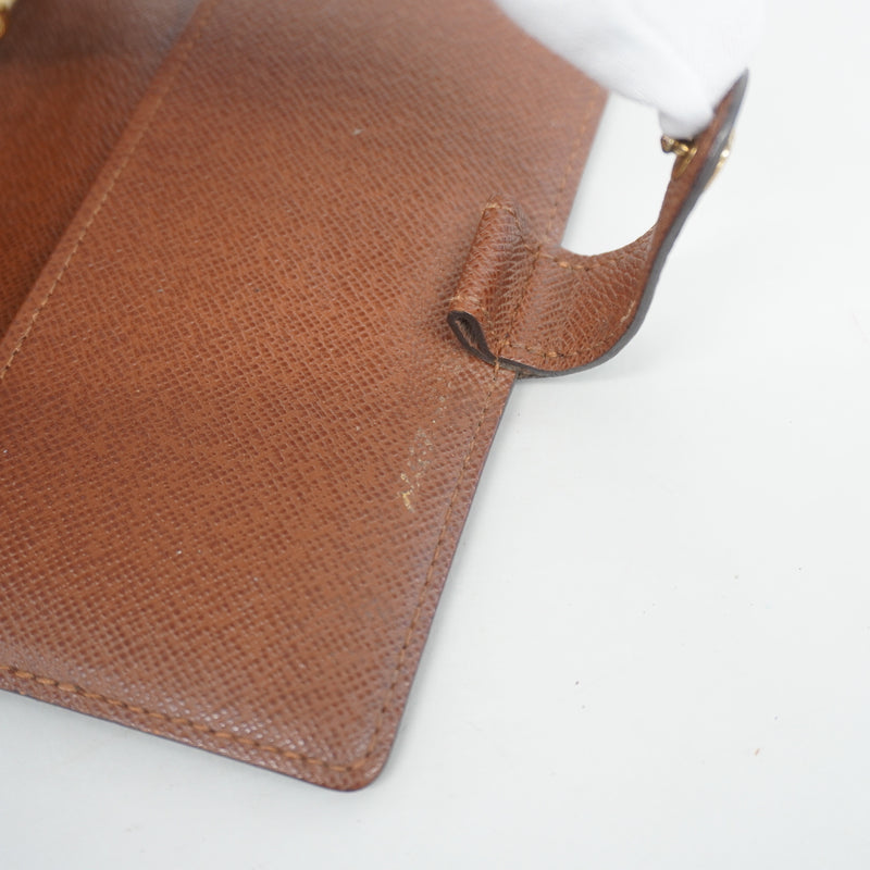 Auth Louis Vuitton Monogram Planner Cover Notebook cover Agenda PM Notebook cover Agenda PM R20005