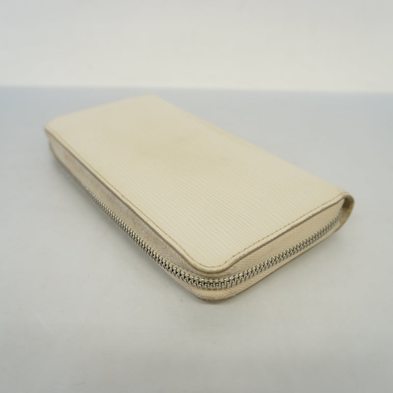 Auth Louis Vuitton Epi Zippy Wallet M6007J Womens Long Wallet LV Off White