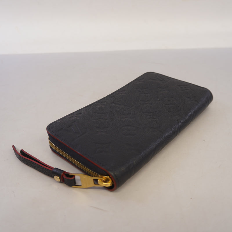 Auth Louis Vuitton Monogram Empreinte Zippy Wallet M62121 Womens Long Wallet