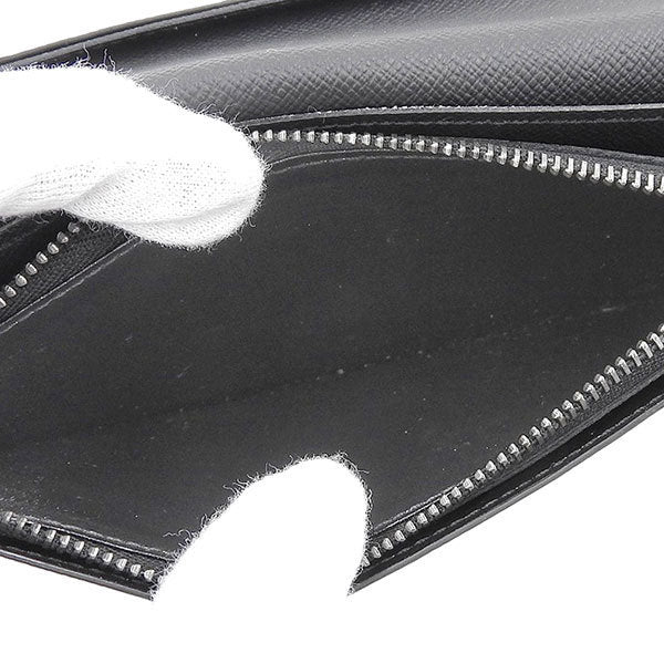 Louis Vuitton Mens PVC Long Wallet (bi-fold) Black