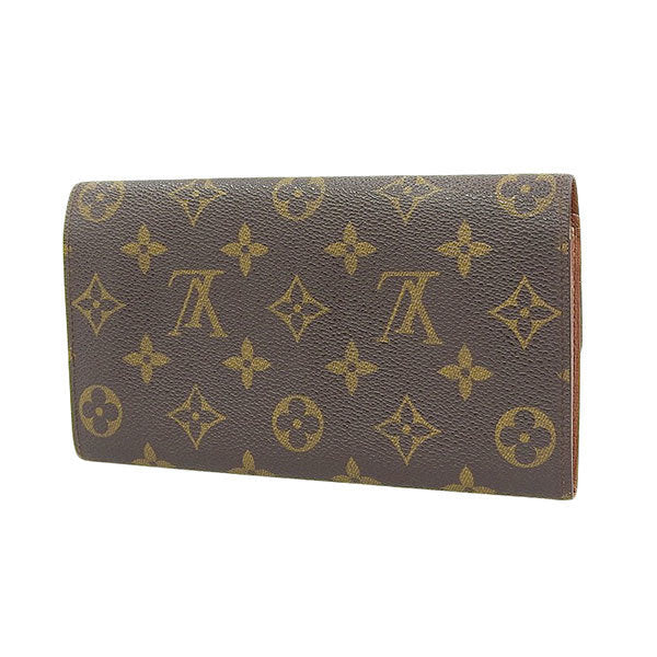 Louis Vuitton Monogram Womens PVC Long Wallet (bi-fold) Brown