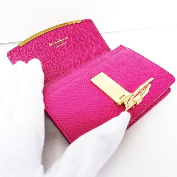 Salvatore Ferragamo Ferragamo Pass Case Business Card Holder Ladies