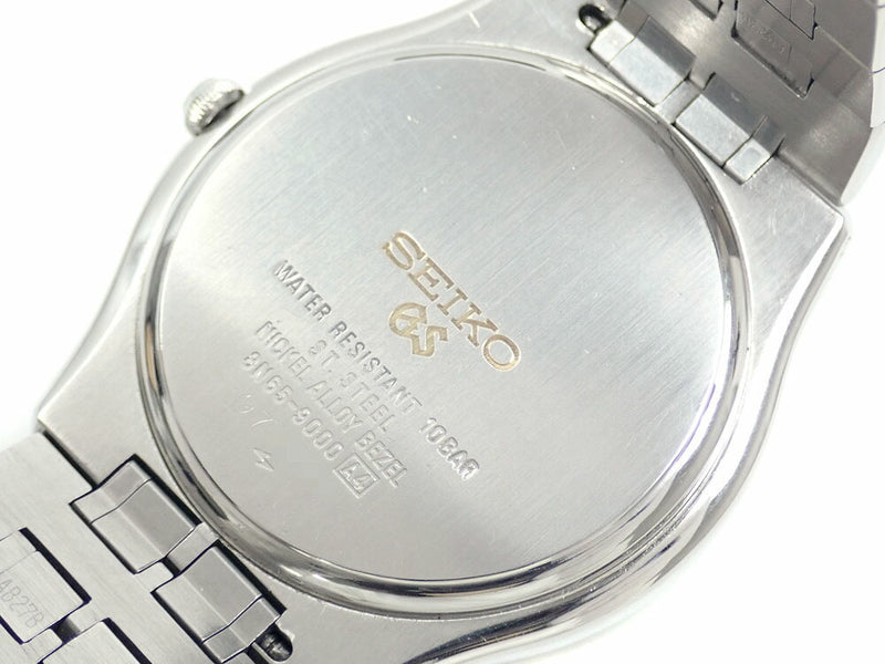 Seiko Watch Grand Mens Quartz SS 8N65-9000 Battery Operated