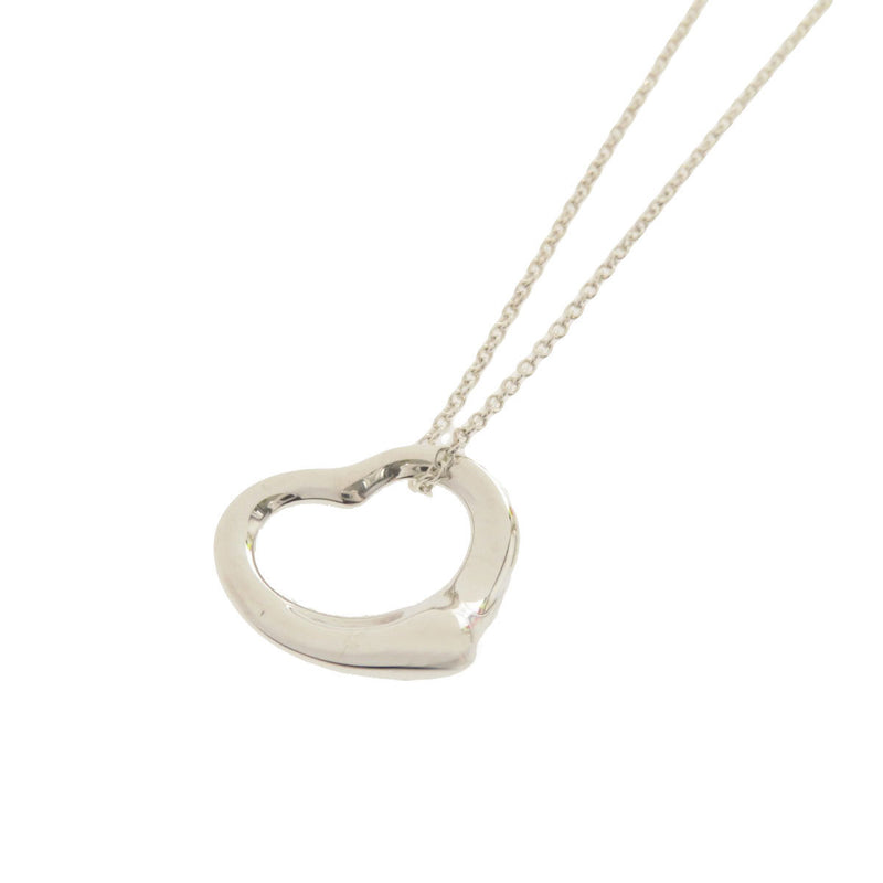 Tiffany Open Heart Necklace Silver Ladies