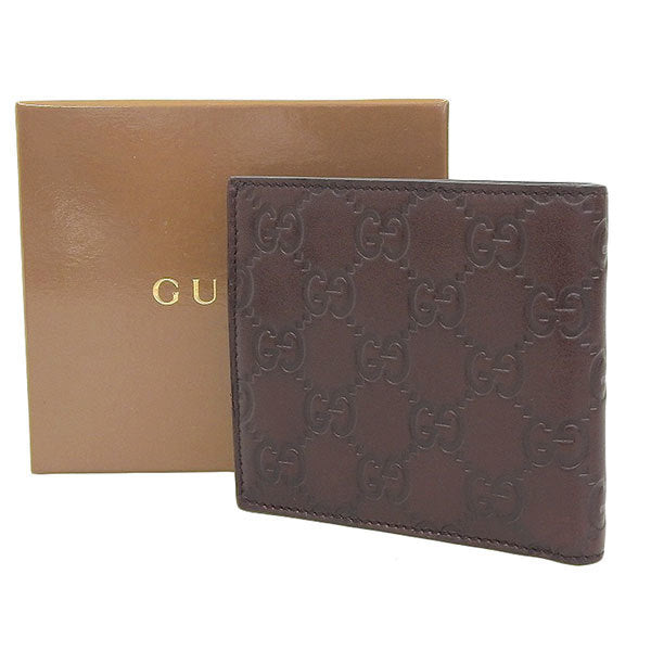 Gucci Womens Leather Wallet (bi-fold) Brown