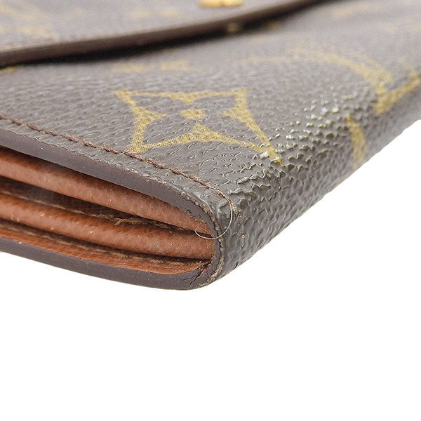 Louis Vuitton Monogram Womens PVC Long Wallet (bi-fold) Brown