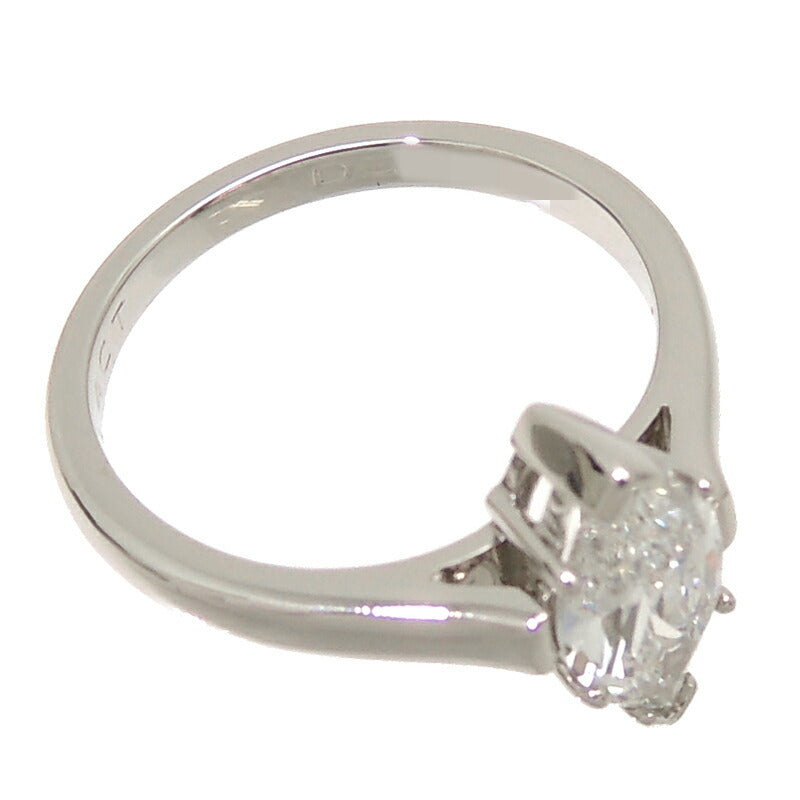 Tiffany Pt950 1.14ct Marquis Diamond Ladies Ring / Platinum No. 12