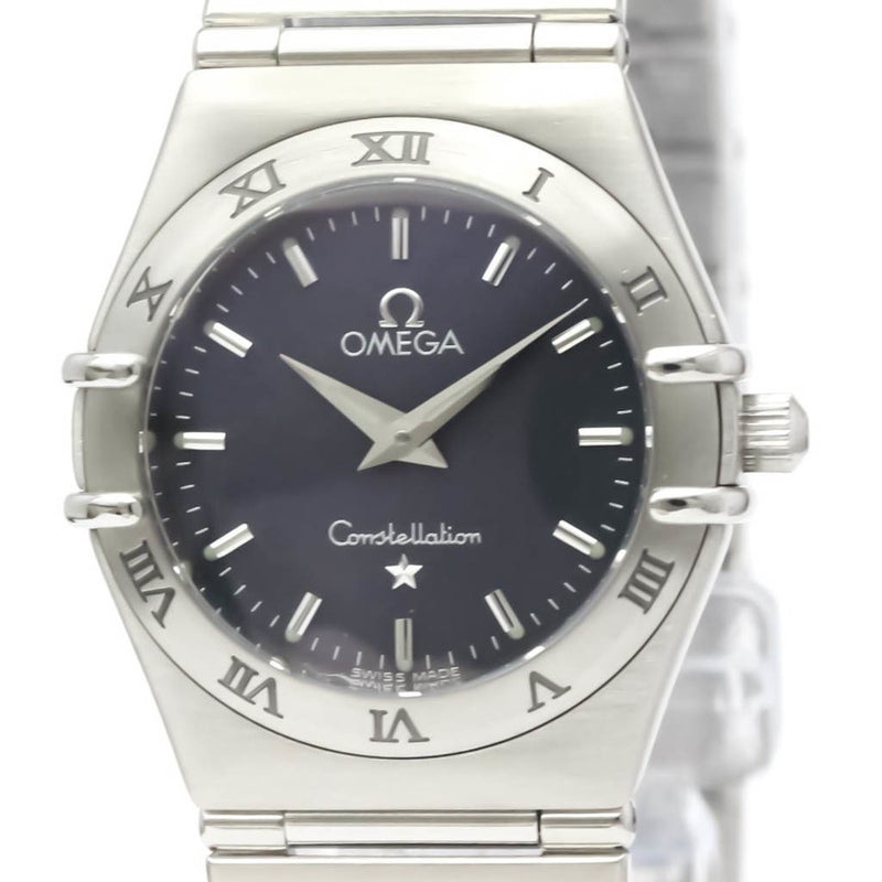 Omega Constellation Quartz Stainless Steel Womens Dress Watch 1562.40