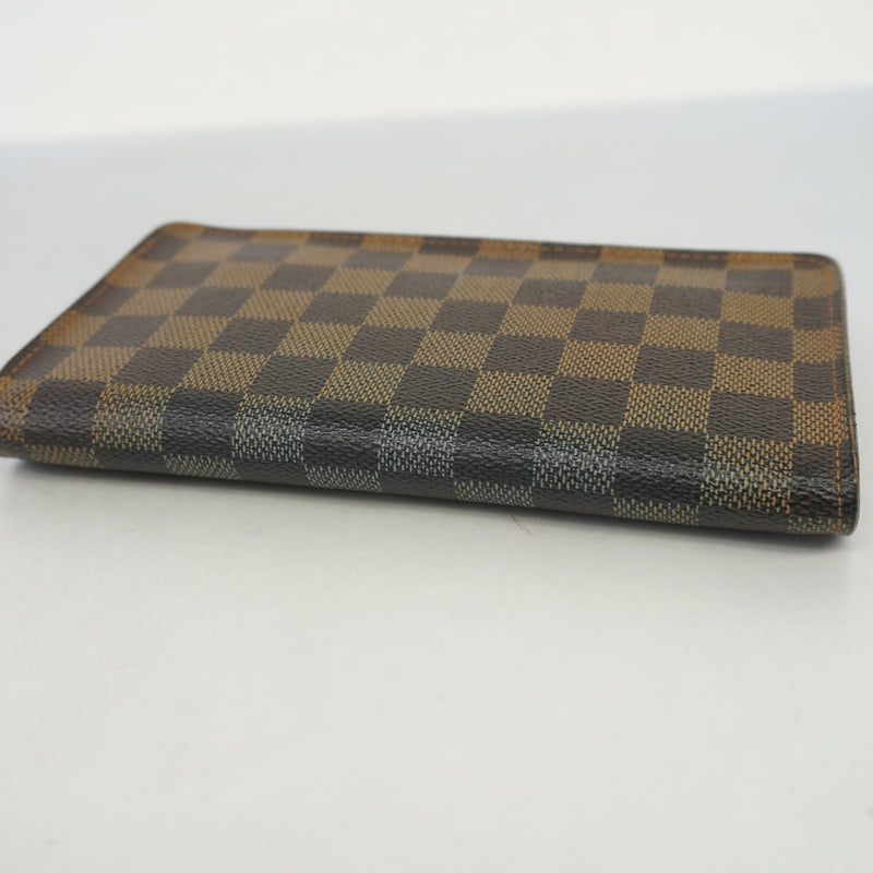 Auth Louis Vuitton Damier Porte Monnaie Zippe N61728 MenWomenUnisex Long Wallet (bi-fold)