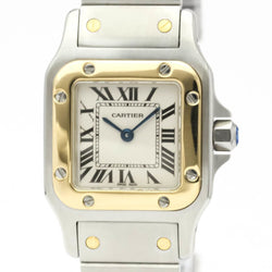Cartier Santos Galbee Quartz Stainless SteelYellow Gold (18K) Womens Dress/Formal W20012C4