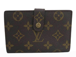 Louis Vuitton Wallet Monogram Portofeuil Vienova Brown Canvas Bi-Fold Womens Mens M61674