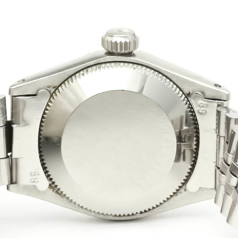 ROLEX Oyster Perpetual Date 6517 White Gold Steel Ladies Watch