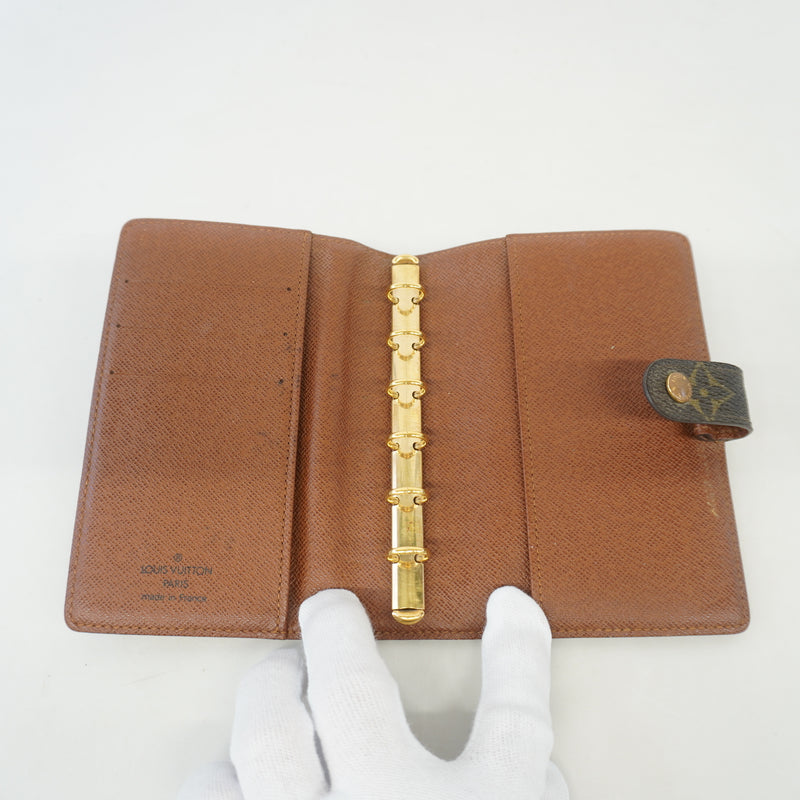 Auth Louis Vuitton Monogram Planner Cover Notebook cover Agenda PM Notebook cover Agenda PM R20005