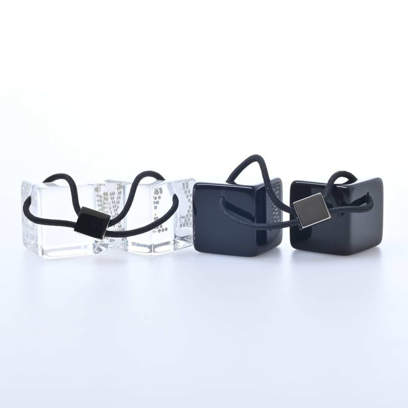 Louis Vuitton Rhinestone Resin Womens Hair Tie BlackClear