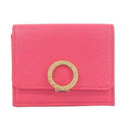 Bvlgari Bvlgari Bvlgari Womens Leather Wallet (tri-fold) Pink