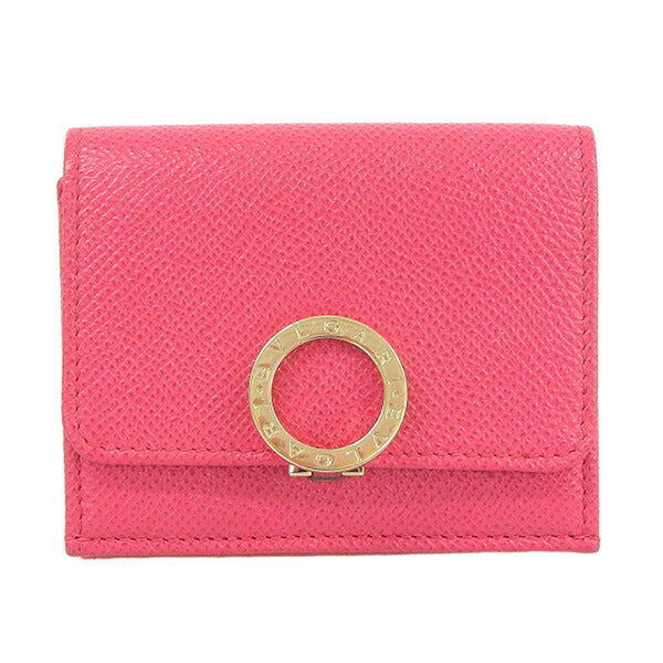 Bvlgari Bvlgari Bvlgari Womens Leather Wallet (tri-fold) Pink