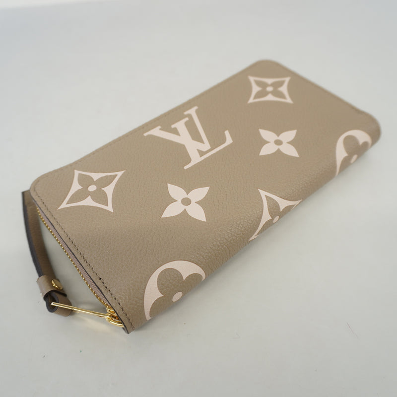 Auth Louis Vuitton Monogram Empreinte Zippy Wallet Turtrail Claim M69794 Wallet
