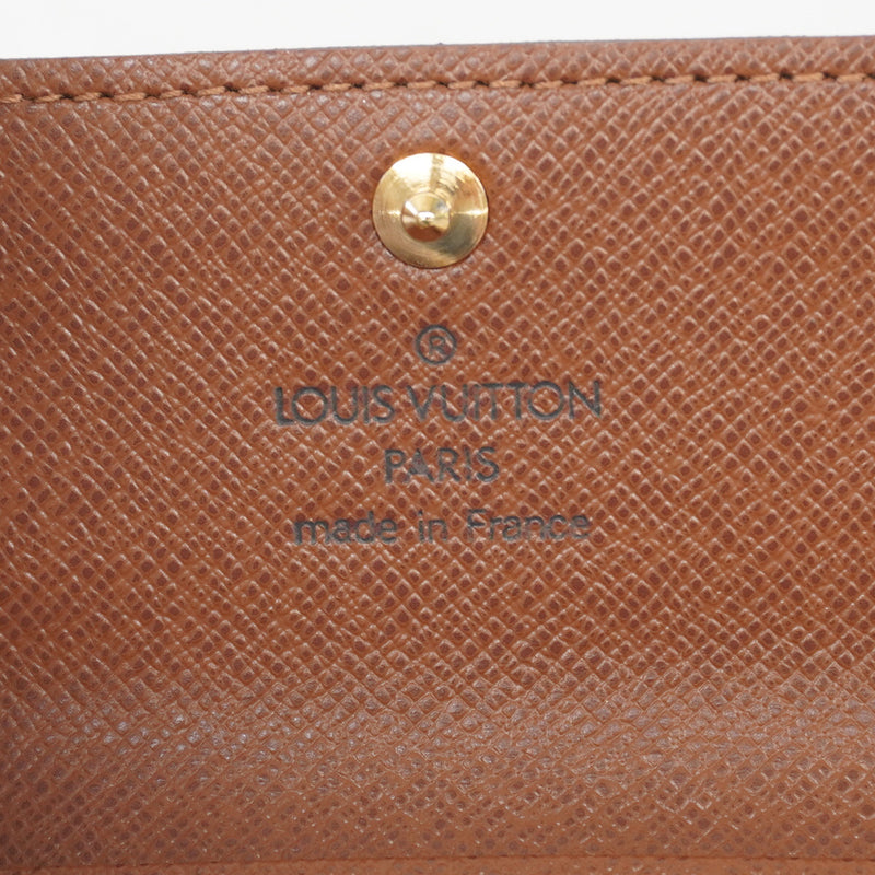 Auth Louis Vuitton Monogram Multicles4 M62631 MenWomenUnisex Key Case