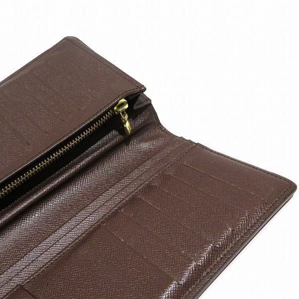 Louis Vuitton Damier Portofeuil Brothers N60017 Long Wallet Bi-Fold Mens