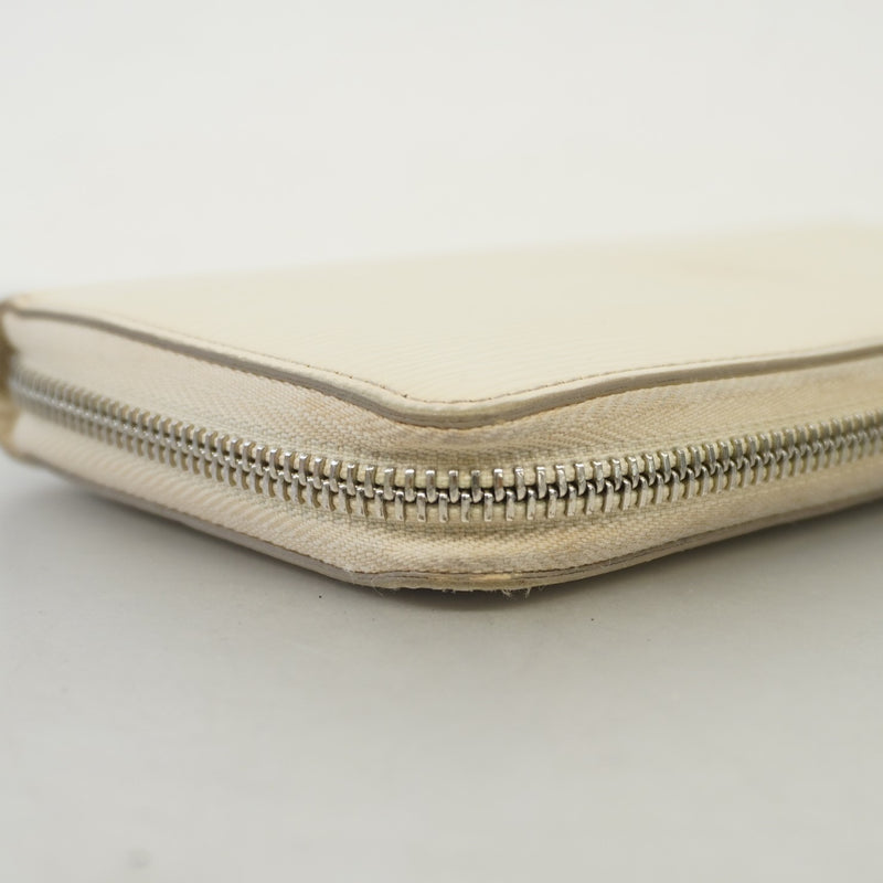 Auth Louis Vuitton Epi Zippy Wallet M6007J Womens Long Wallet LV Off White