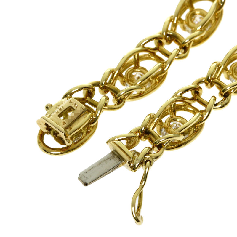 Van Cleef & Arpels Diamond Bracelet K18 Yellow Gold Ladies