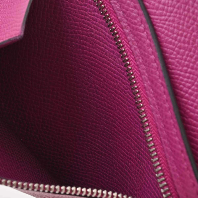 Hermes Bearn Womens Epsom Leather Wallet (bi-fold) Purple