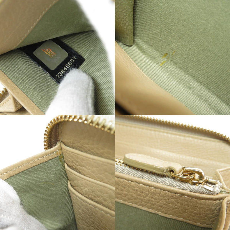 Bvlgari logo motif long wallet bi-fold leather ladies