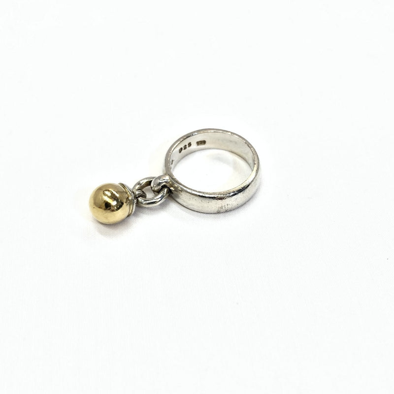 TIFFANY & Co. Tiffany Ring Dangle Ball Silver Gold 925 750 Ladies