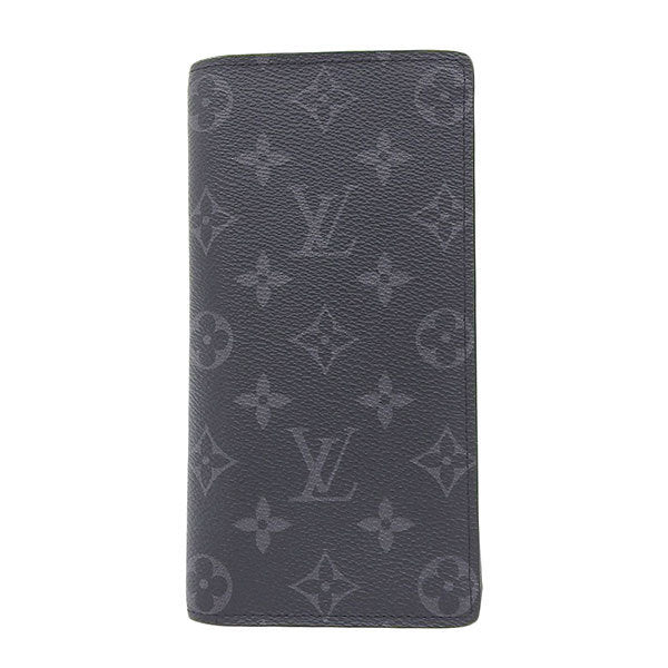Louis Vuitton Mens PVC Long Wallet (bi-fold) Black
