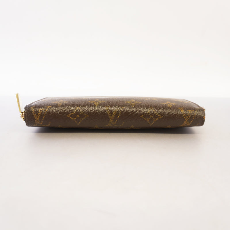 Auth Louis Vuitton Monogram Zippy Wallet M60017 Unisex Long Wallet (bi-fold)