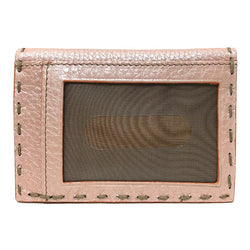 FENDI selleria card case pass leather pink ladies with box 7M0145