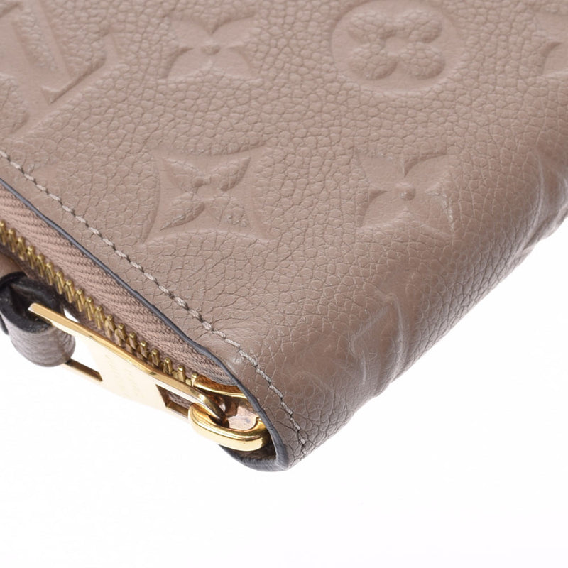 LOUIS VUITTON Monogram Amplant Zippy Top (Greige) M61443 Unisex Leather Purse