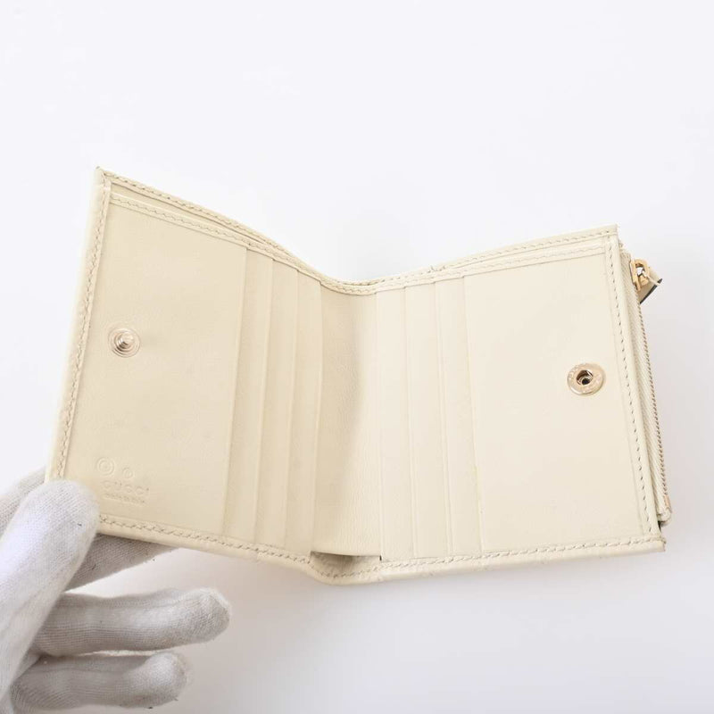 Gucci Womens Leather Wallet (bi-fold) White