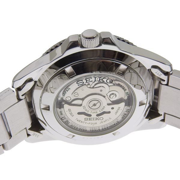 Seiko Automatic Stainless Steel Mens Watch 4r36-03j0