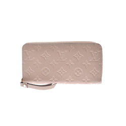 LOUIS VUITTON Monogram Amplant Zippy Top (Greige) M61443 Unisex Leather Purse