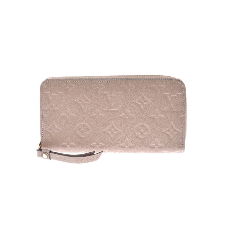 LOUIS VUITTON Monogram Amplant Zippy Top (Greige) M61443 Unisex Leather Purse