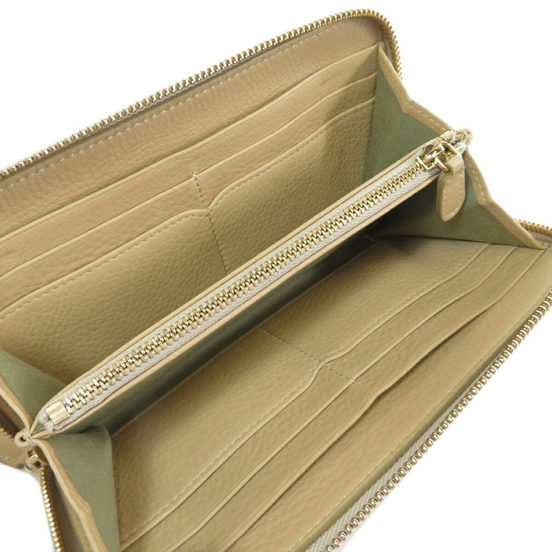 Bvlgari logo motif long wallet bi-fold leather ladies