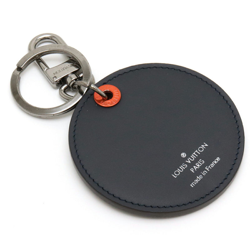 LOUIS VUITTON Louis Vuitton Monogram Ink Portocre Upside Down Keychain Keyring Bag Charm Navy MP1988